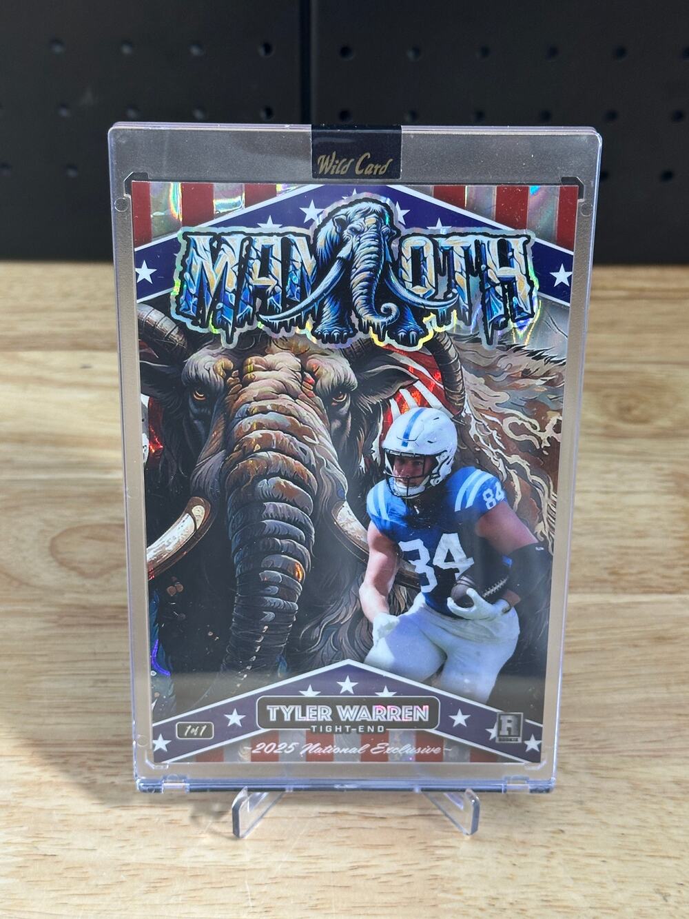 2025 Wild Card Alumination Mammoth Tyler Warren 1 Of 1